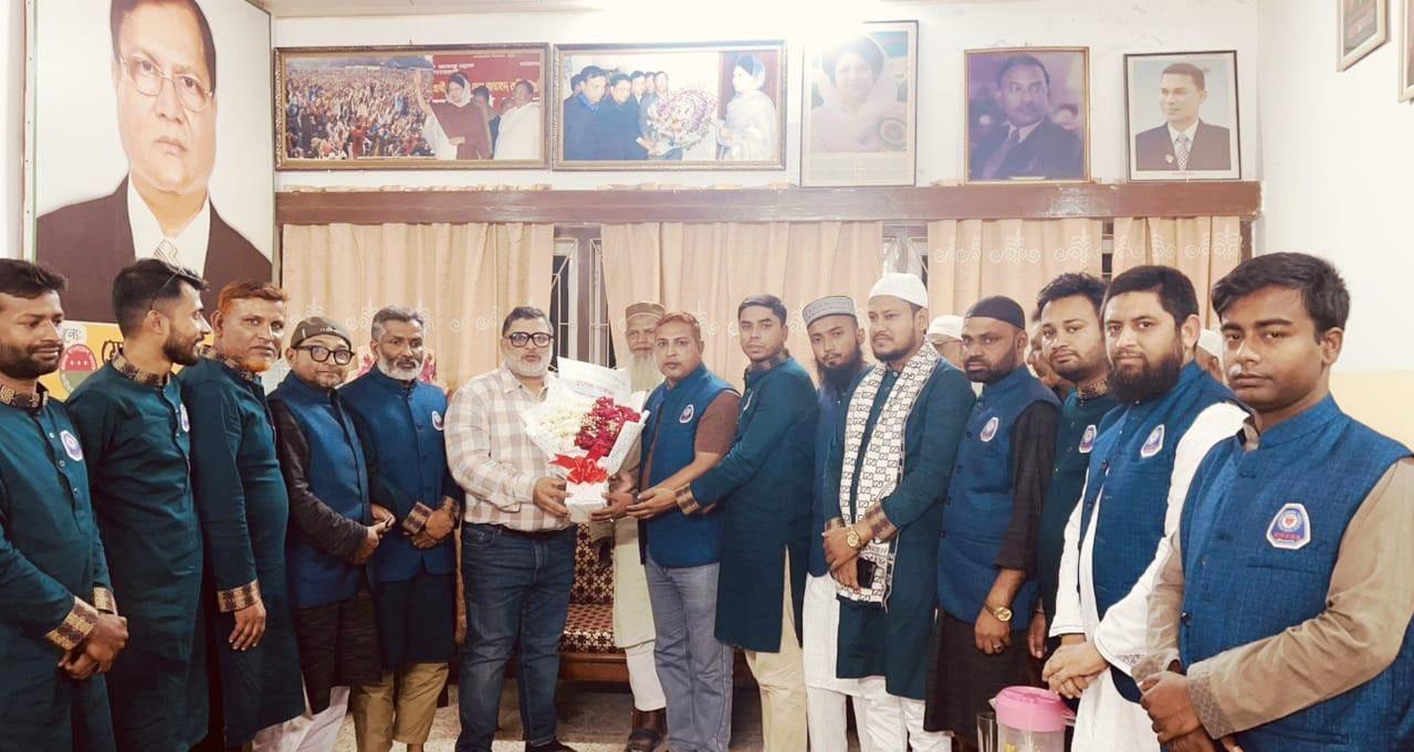 নকলা প্রেসক্লাব নেতৃবৃন্দের সঙ্গে নবনির্বাচিত এমপির সৌজন্য সাক্ষাৎ।